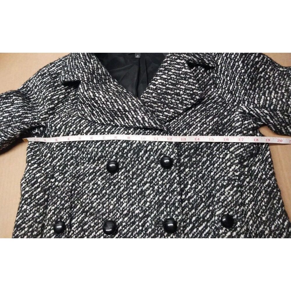 Talbots Blazer Women 6P Petite Wool Alpaca Blend Marled Short Peacoat Style Corp - Picture 7 of 12